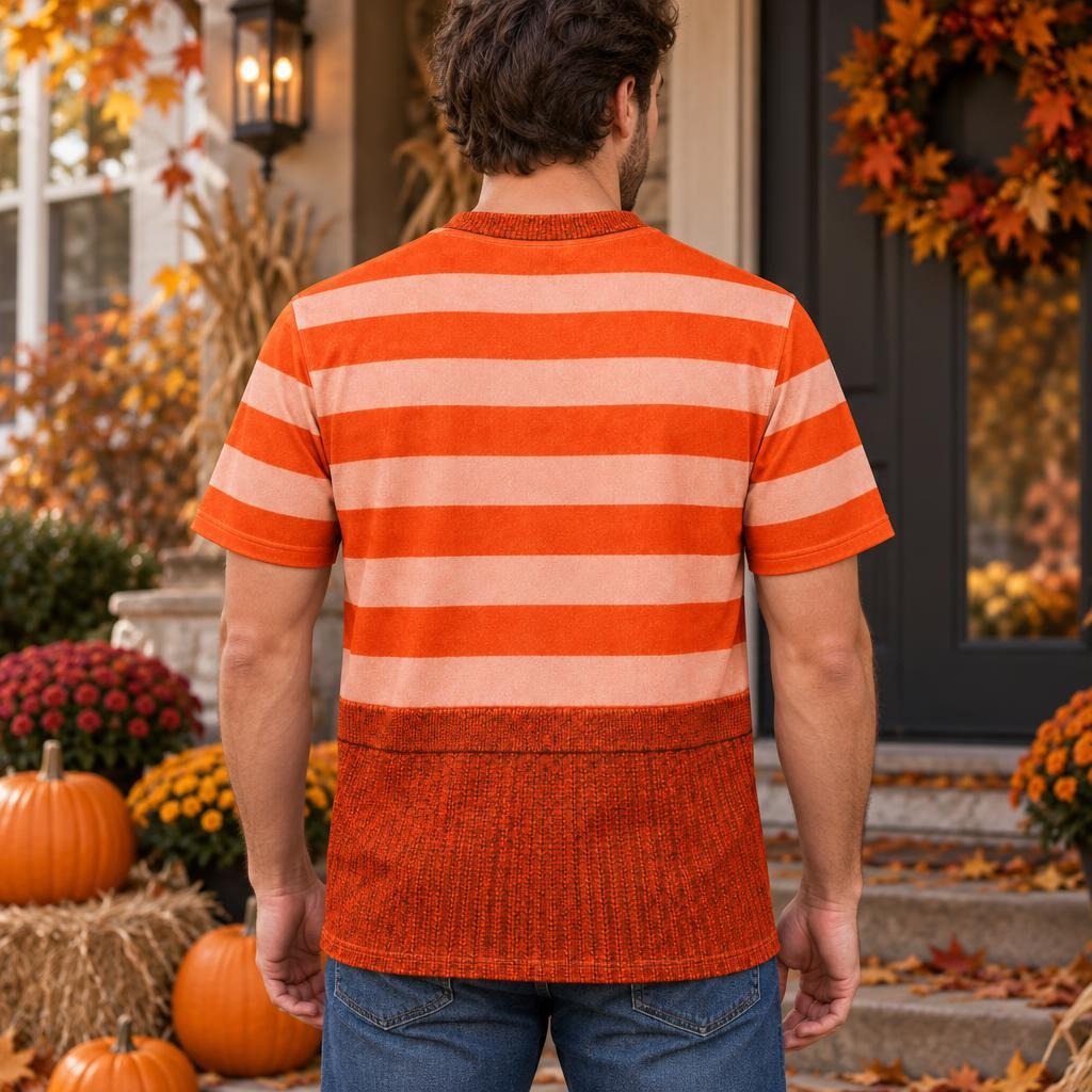 Anxious Ally Costume All Over Men's T-Shirt Men's T-Shirts Old Glory