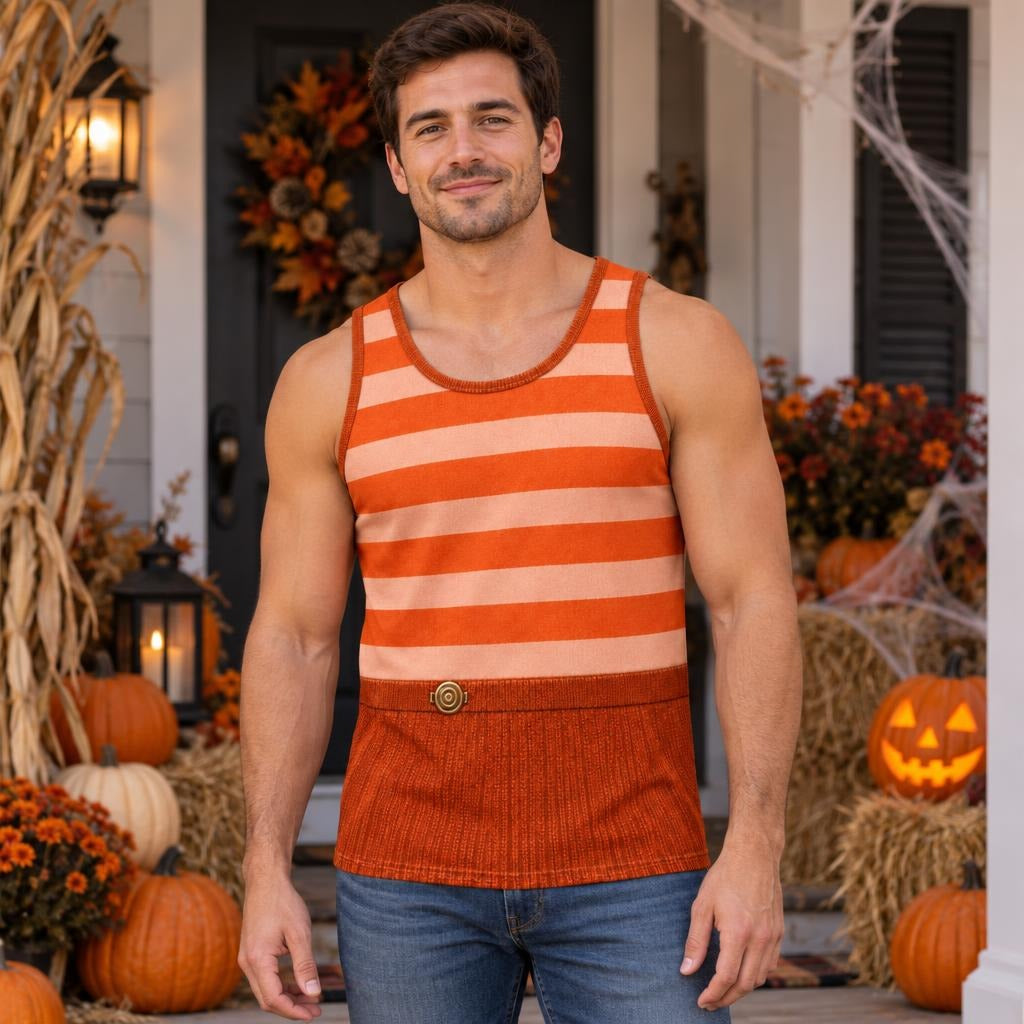Anxious Ally Costume All Over Men's Tank Top Men's Tank Tops Old Glory