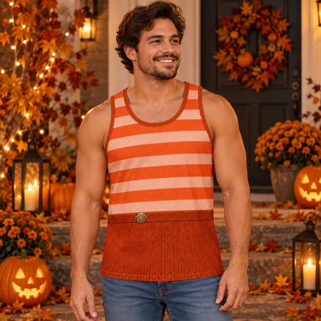Anxious Ally Costume All Over Men's Tank Top Men's Tank Tops Old Glory