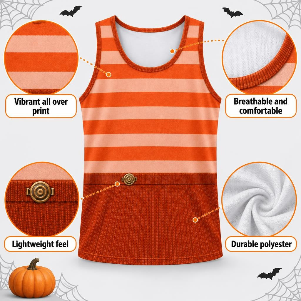 Anxious Ally Costume All Over Men's Tank Top Men's Tank Tops Old Glory