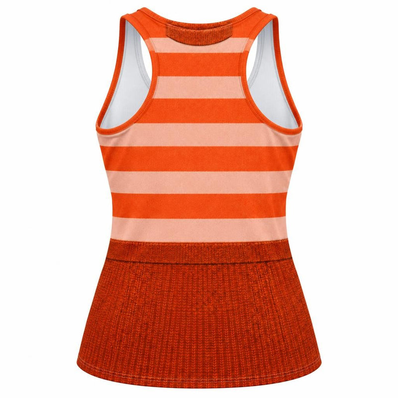 Anxious Ally Costume All Over Women's Racerback Tank Top Women's Tank Tops Old Glory