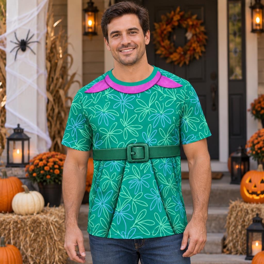 Disgusted Daisy Costume All Over Men's T-Shirt Men's T-Shirts Old Glory