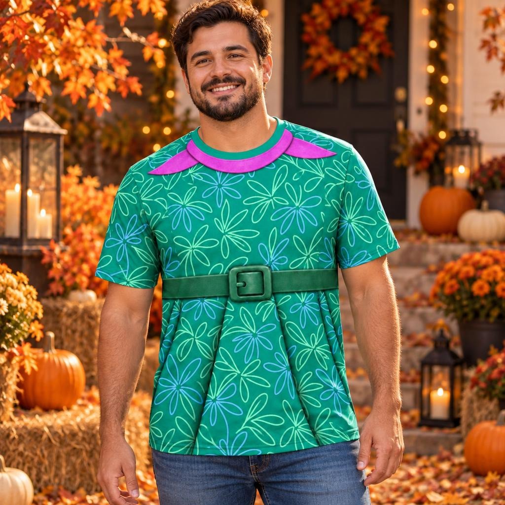 Disgusted Daisy Costume All Over Men's T-Shirt Men's T-Shirts Old Glory