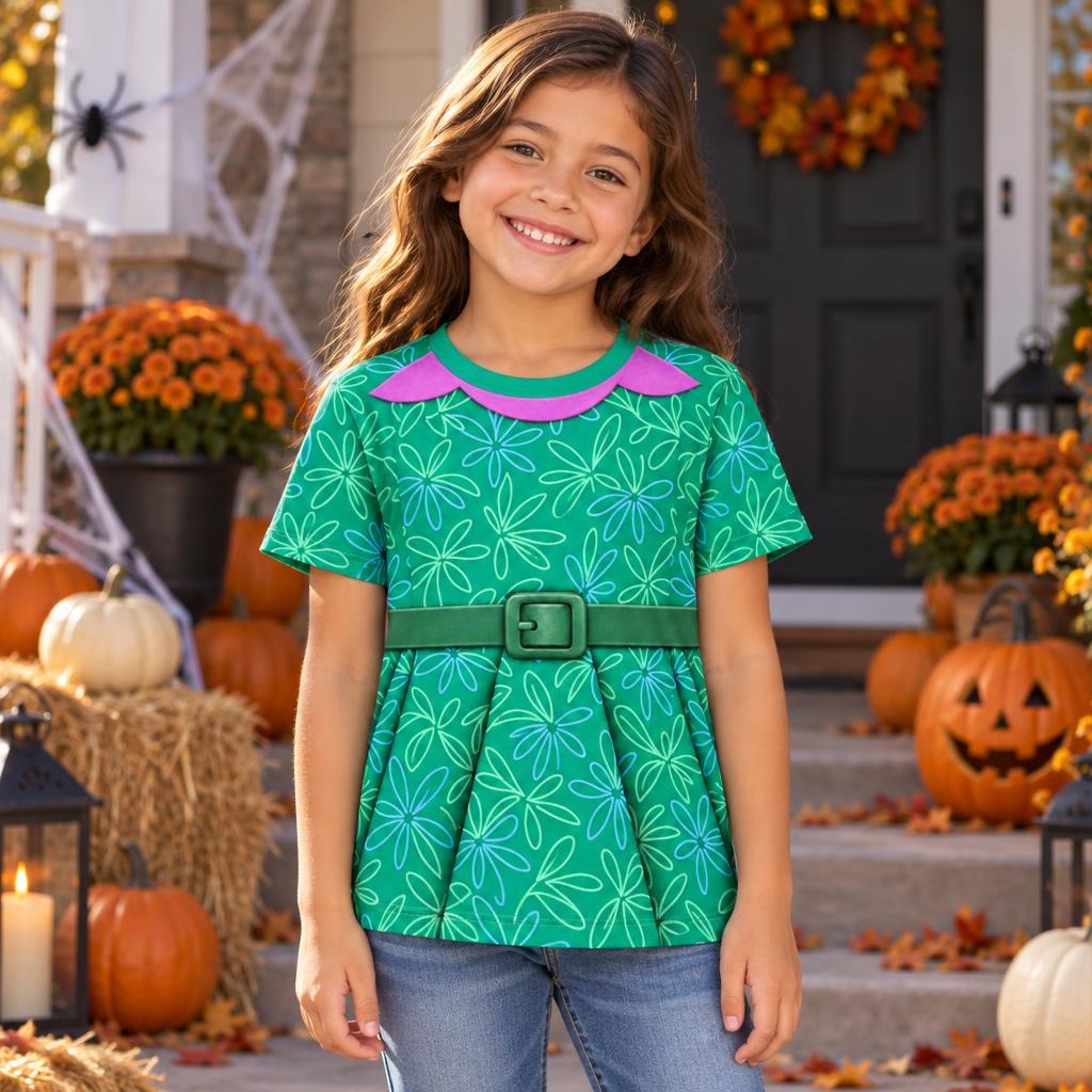 Disgusted Daisy Costume All Over Youth T-Shirt Youth T-Shirts Old Glory
