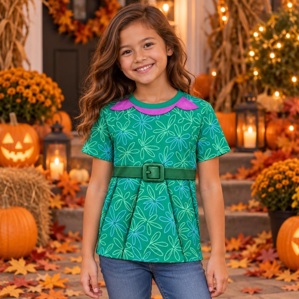 Disgusted Daisy Costume All Over Youth T-Shirt Youth T-Shirts Old Glory
