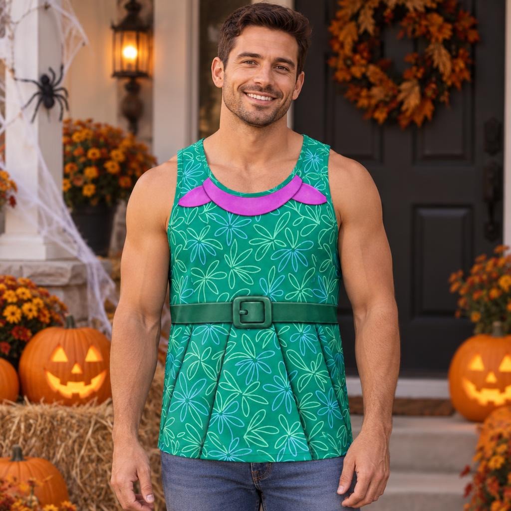 Disgusted Daisy Costume All Over Men's Tank Top Men's Tank Tops Old Glory