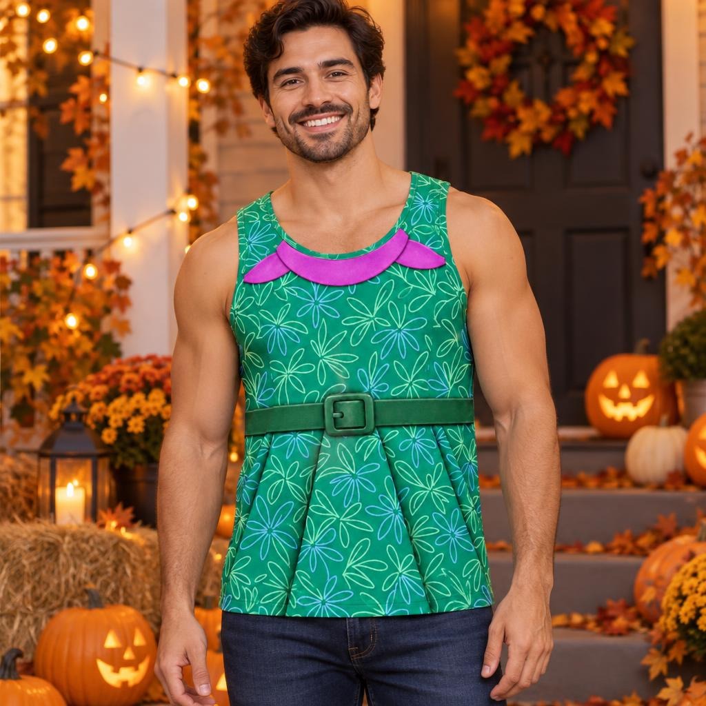 Disgusted Daisy Costume All Over Men's Tank Top Men's Tank Tops Old Glory