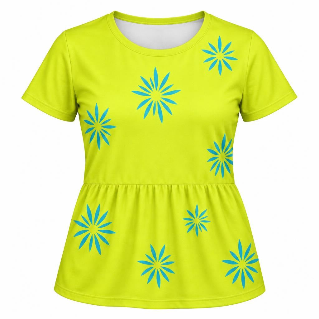 Joyful Jenny Costume All Over Women's T-Shirt Women's T-Shirts Old Glory SM Multicolor