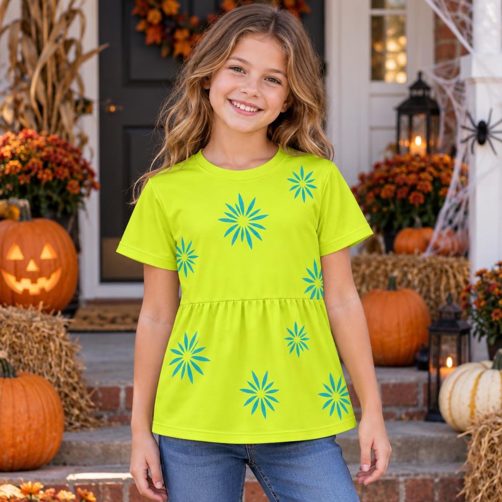 Joyful Jenny Costume All Over Youth T-Shirt Youth T-Shirts Old Glory