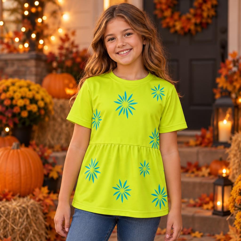 Joyful Jenny Costume All Over Youth T-Shirt Youth T-Shirts Old Glory