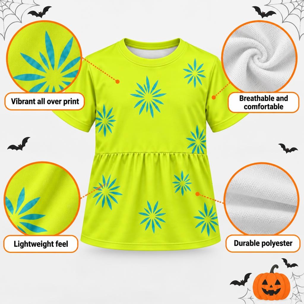 Joyful Jenny Costume All Over Youth T-Shirt Youth T-Shirts Old Glory