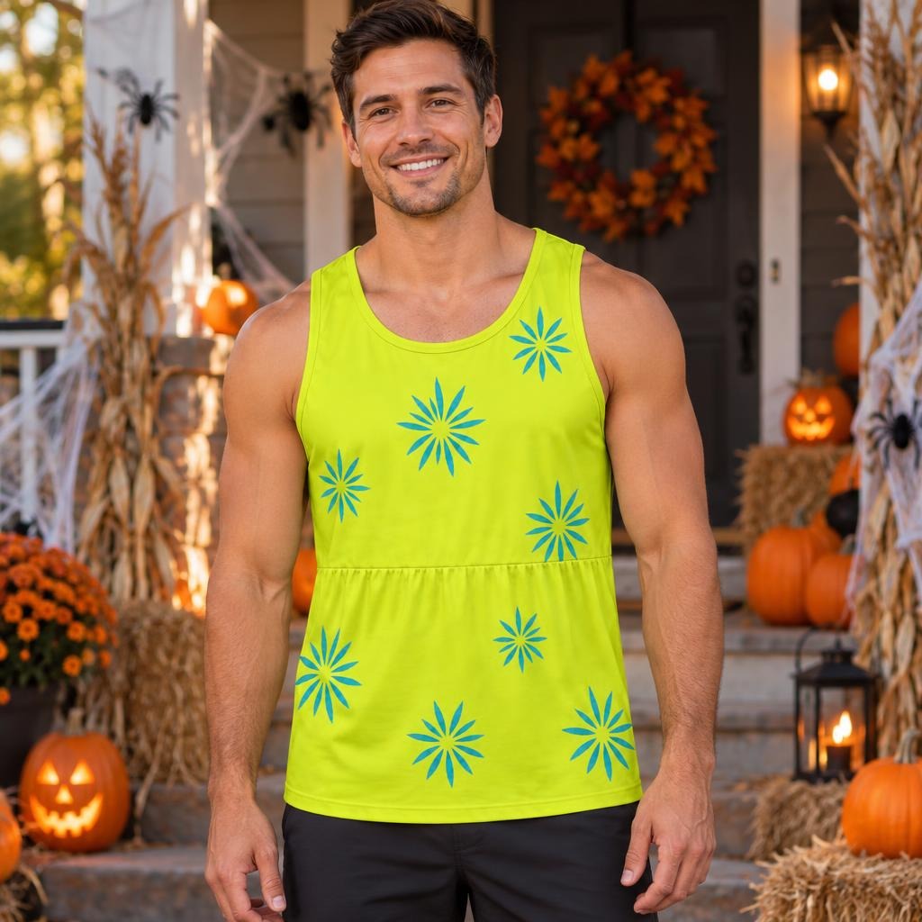 Joyful Jenny Costume All Over Men's Tank Top Men's Tank Tops Old Glory