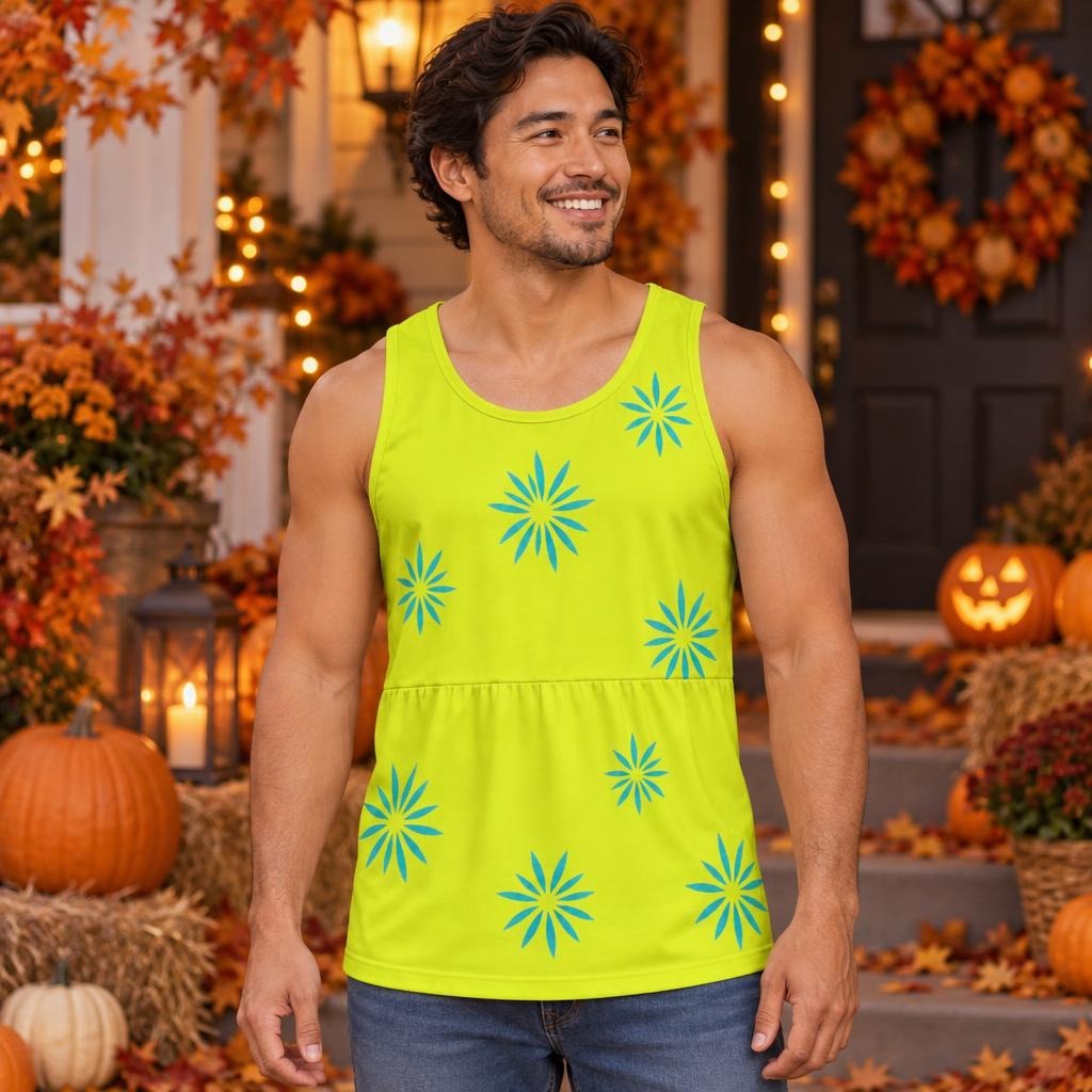 Joyful Jenny Costume All Over Men's Tank Top Men's Tank Tops Old Glory