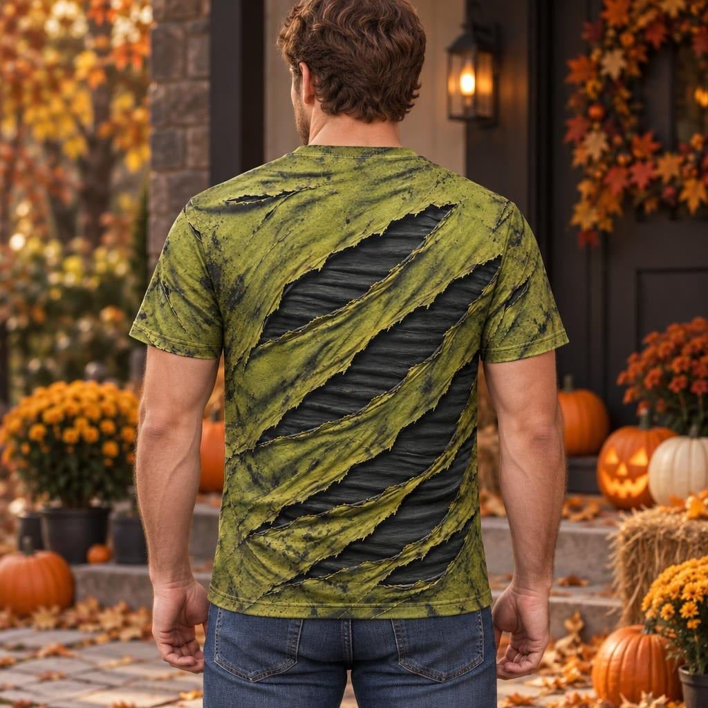 Toxic Torn Monster Costume All Over Men's T-Shirt Men's T-Shirts Old Glory