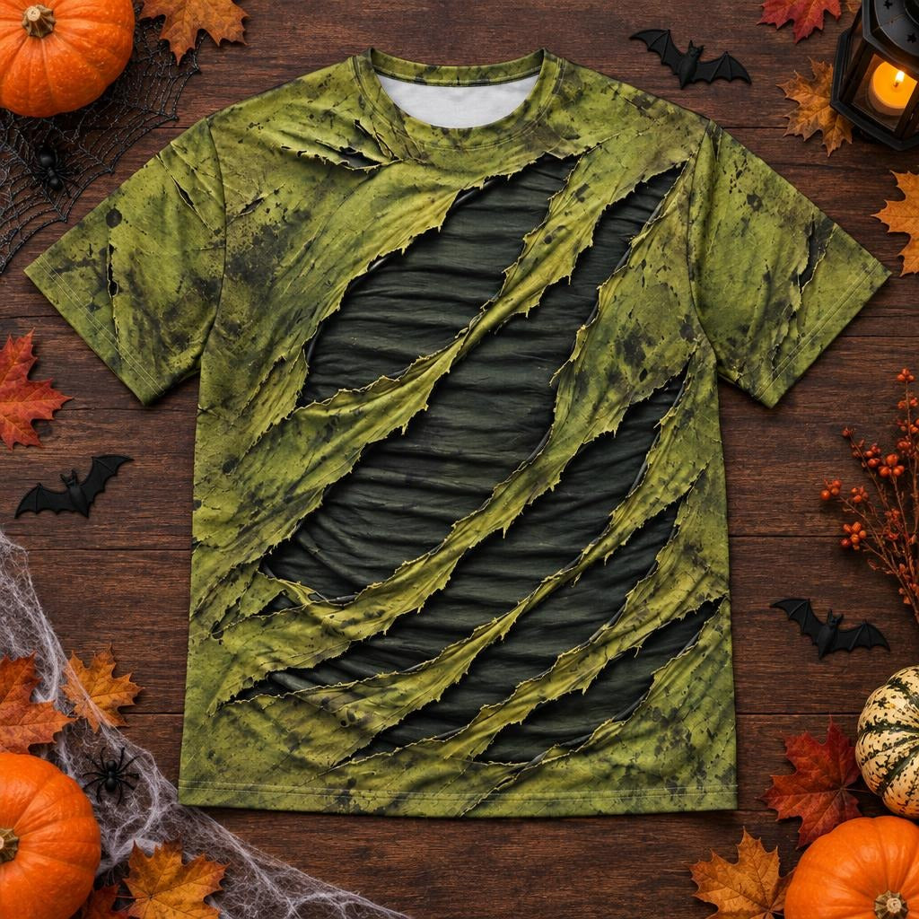 Toxic Torn Monster Costume All Over Men's T-Shirt Men's T-Shirts Old Glory