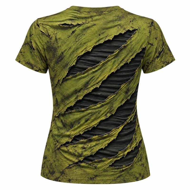 Toxic Torn Monster Costume All Over Women's T-Shirt Women's T-Shirts Old Glory