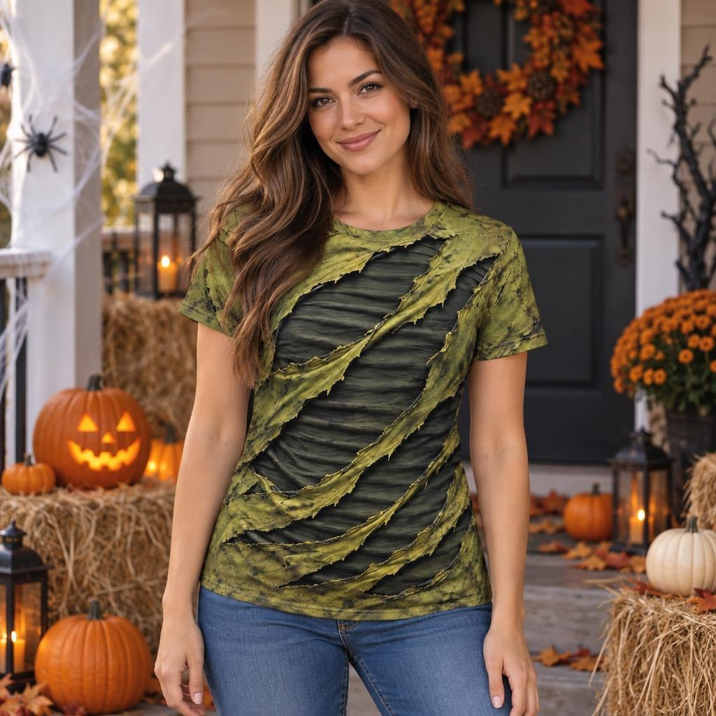 Toxic Torn Monster Costume All Over Women's T-Shirt Women's T-Shirts Old Glory