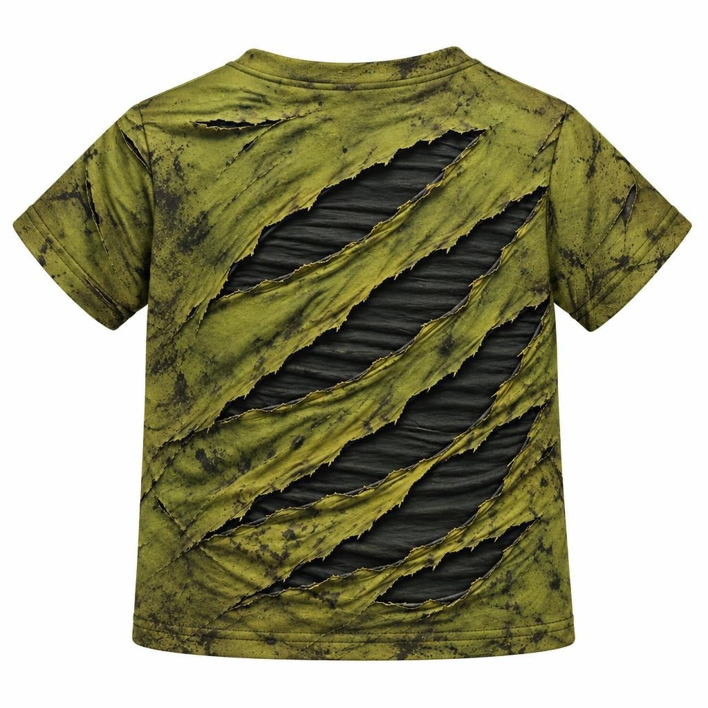 Toxic Torn Monster Costume All Over Toddler T-Shirt Toddler T-Shirts Old Glory