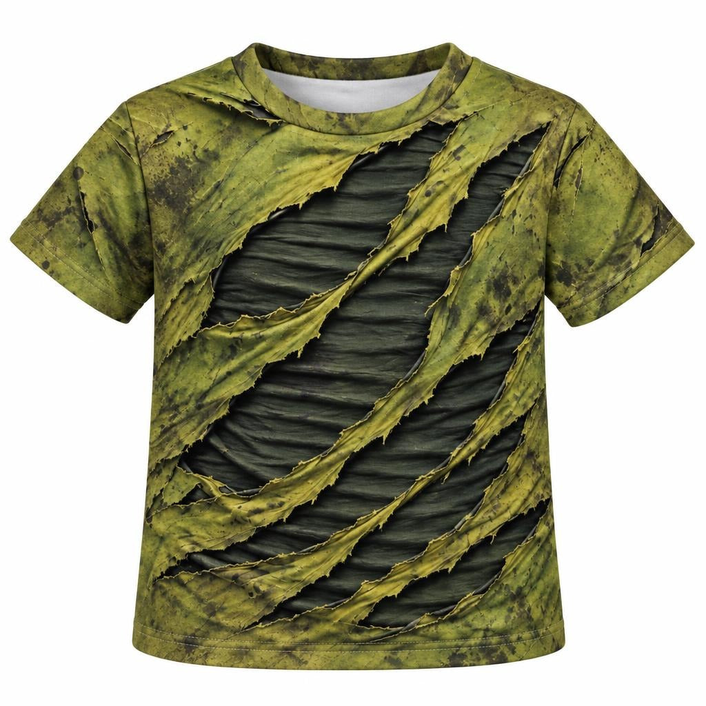 Toxic Torn Monster Costume All Over Toddler T-Shirt Toddler T-Shirts Old Glory 2T Multicolor