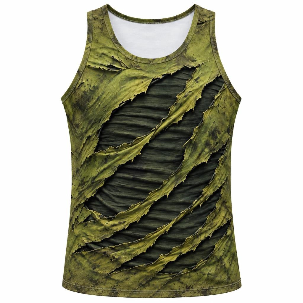 Toxic Torn Monster Costume All Over Men's Tank Top Men's Tank Tops Old Glory SM Multicolor
