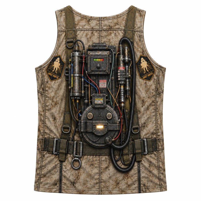 Paranormal Ghost Hunter Costume All Over Men's Tank Top Men's Tank Tops Old Glory
