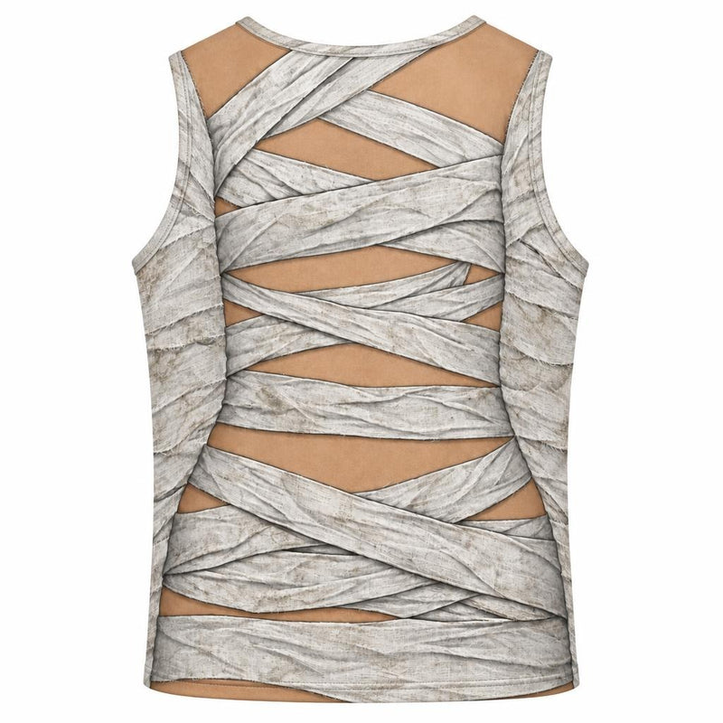 Sexy Mummy Costume All Over Men's Tank Top Men's Tank Tops Old Glory