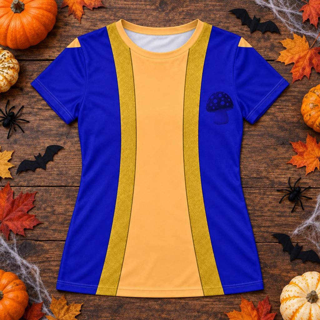 Mini Mushroom Master Sidekick Costume All Over Women's T-Shirt Women's T-Shirts Old Glory