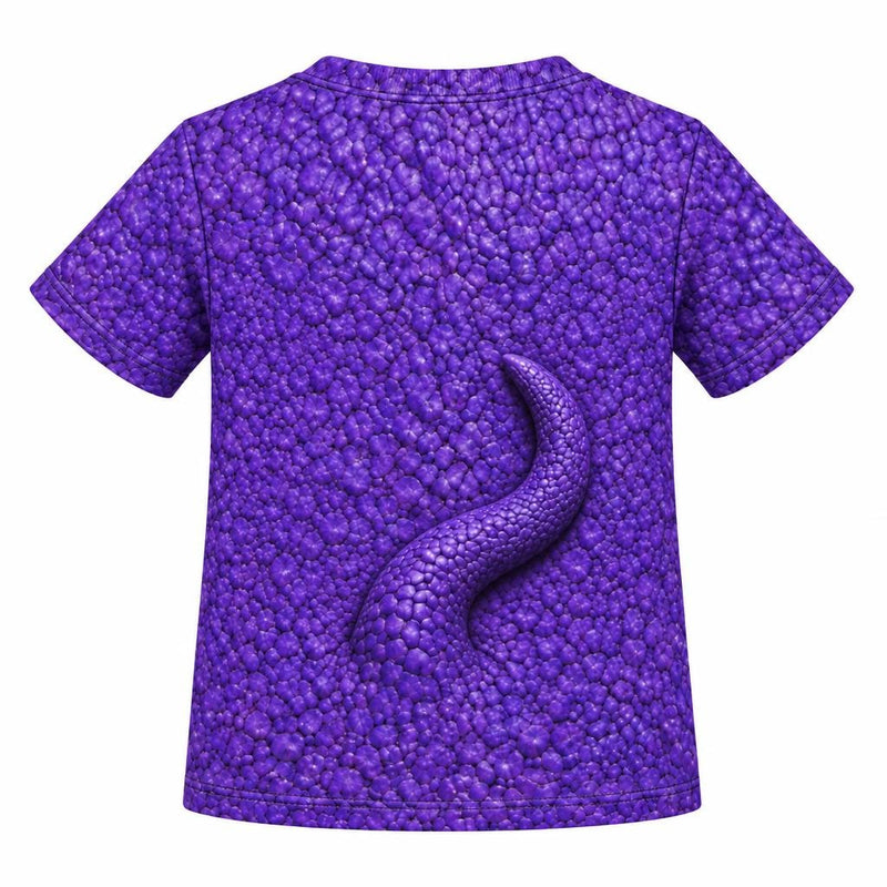 Purple Scaled Monster Costume All Over Toddler T-Shirt Toddler T-Shirts Old Glory