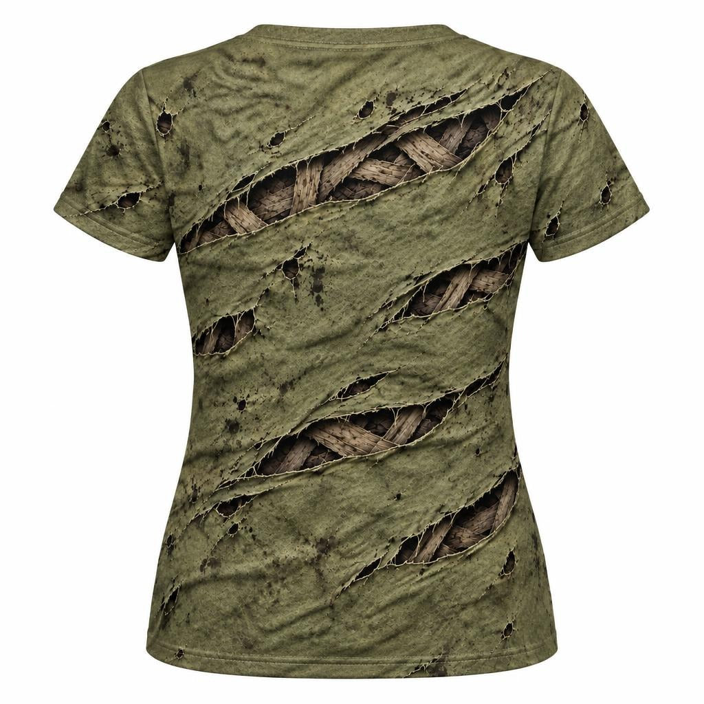 Wrapped Mummy Breakout Costume All Over Women's T-Shirt Women's T-Shirts Old Glory