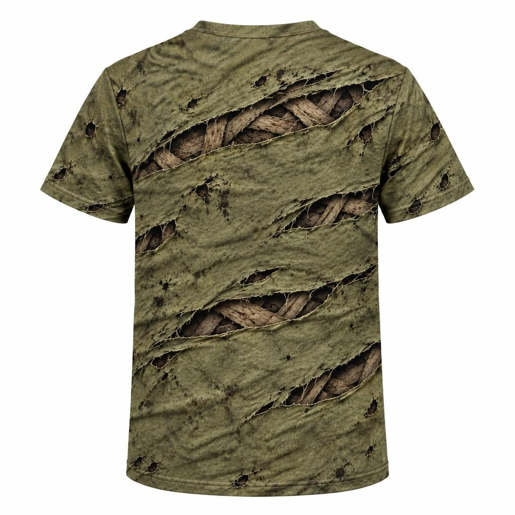 Wrapped Mummy Breakout Costume All Over Youth T-Shirt Youth T-Shirts Old Glory