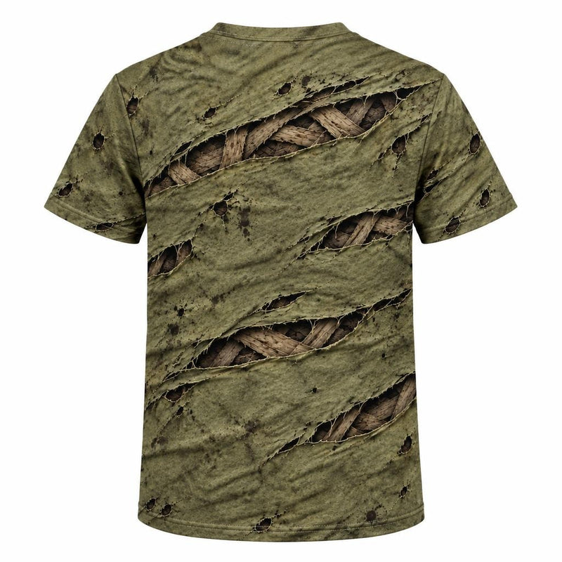 Wrapped Mummy Breakout Costume All Over Youth T-Shirt Youth T-Shirts Old Glory