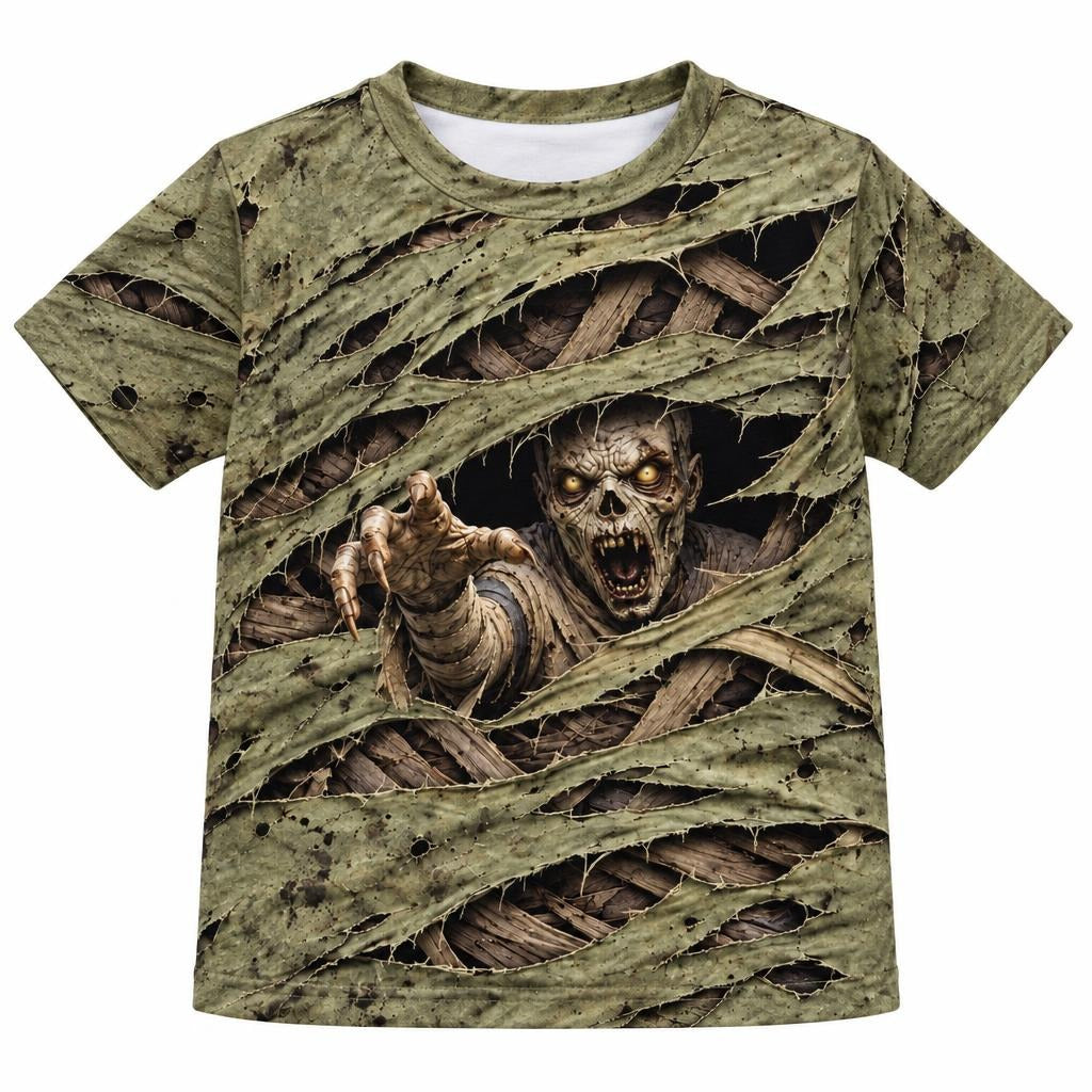 Wrapped Mummy Breakout Costume All Over Toddler T-Shirt