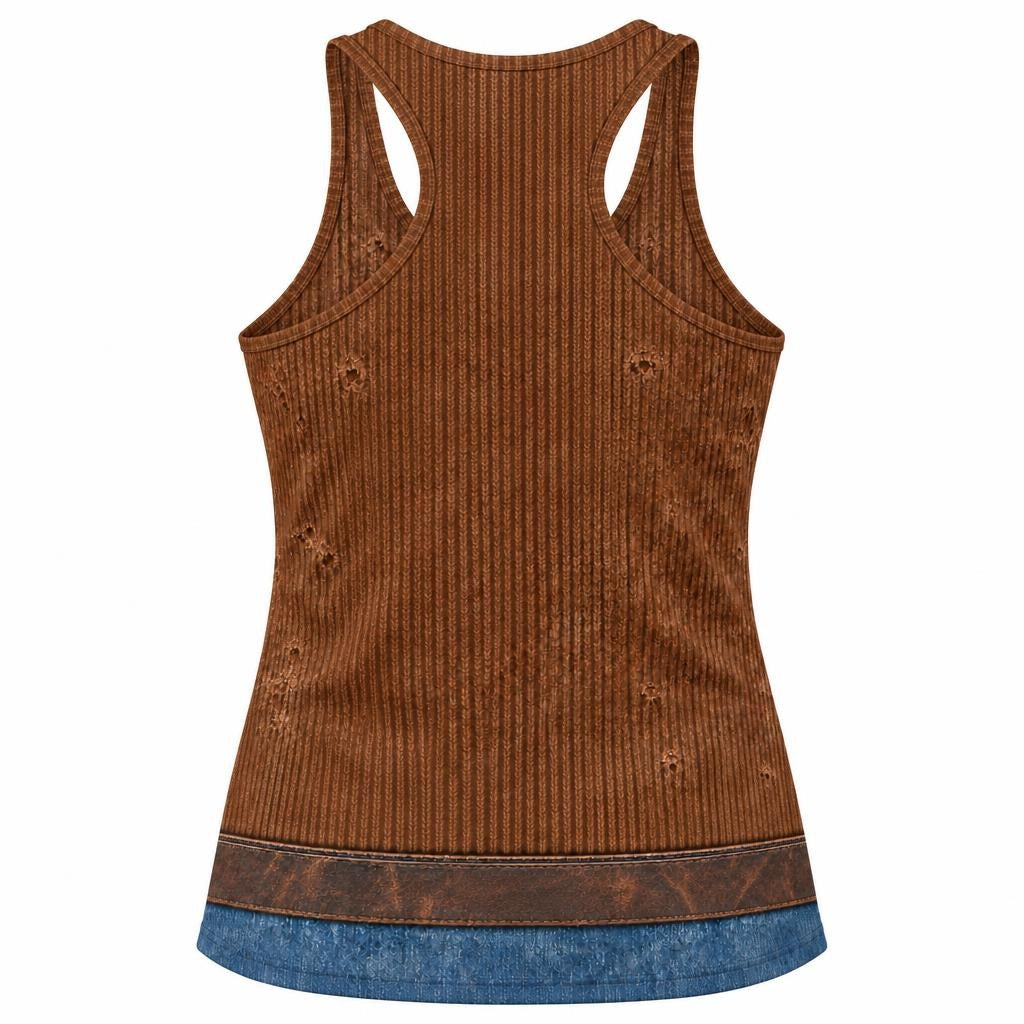 Cowbell Rock Legend Costume All Over Womens Work Out Tank Top Women's Tank Tops Old Glory