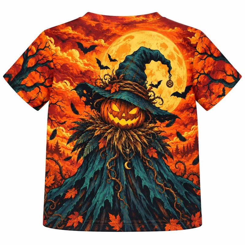 Pumpkin Patch Fright Scarecrow All Over Toddler T Shirt Toddler T-Shirts Old Glory