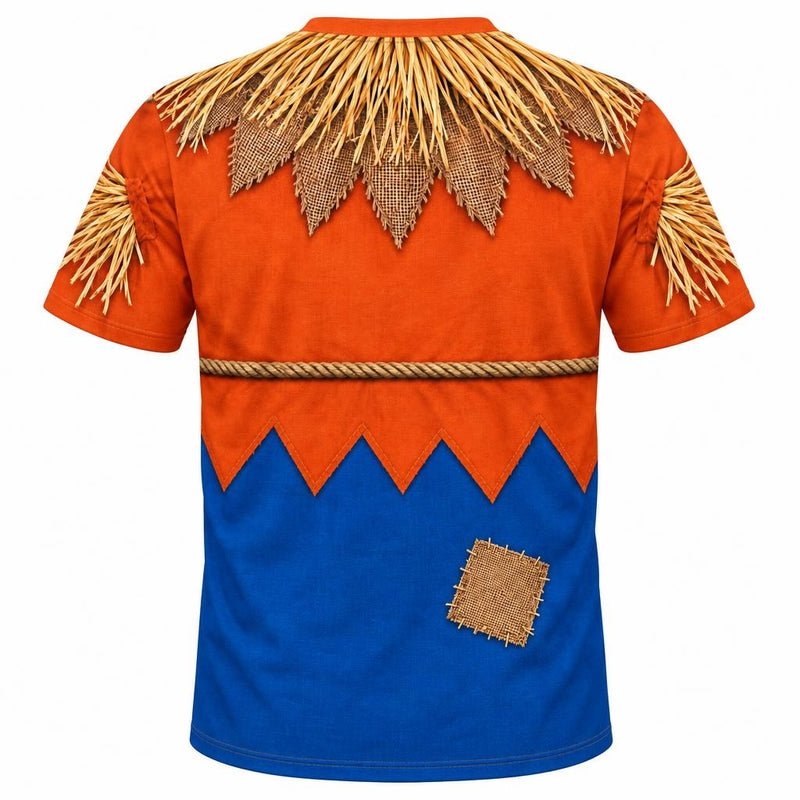 Classic Scarecrow Costume All Over Mens T Shirt Men's T-Shirts Old Glory