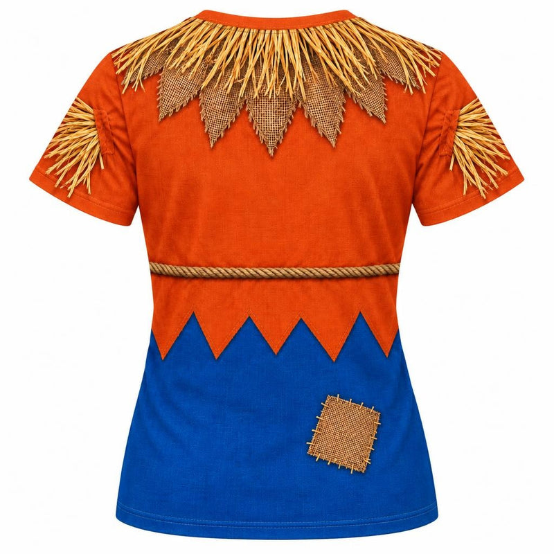 Classic Scarecrow Costume All Over Womens T Shirt Women's T-Shirts Old Glory