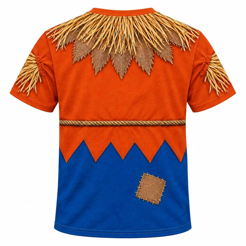 Classic Scarecrow Costume All Over Youth T Shirt Youth T-Shirts Old Glory
