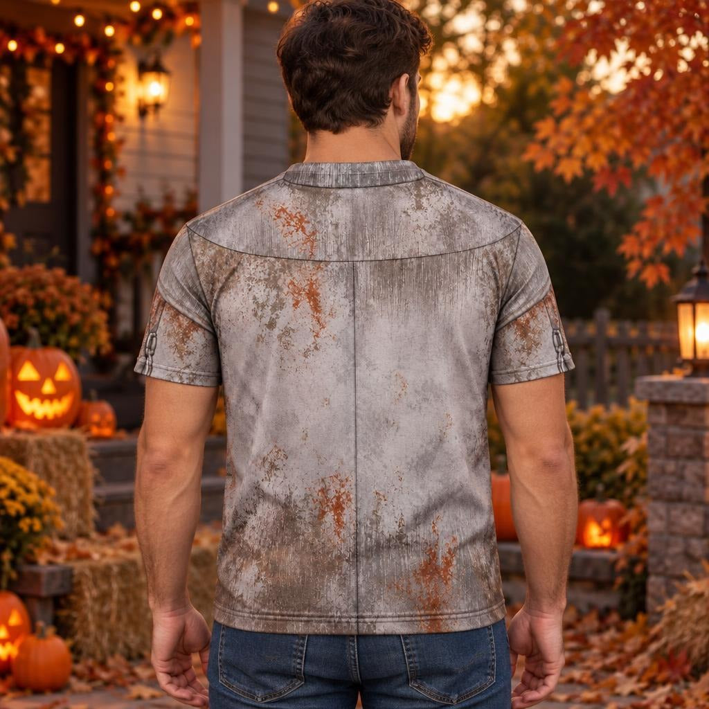 Rusty Reliable Tin Man Costume All Over Mens T Shirt Men's T-Shirts Old Glory
