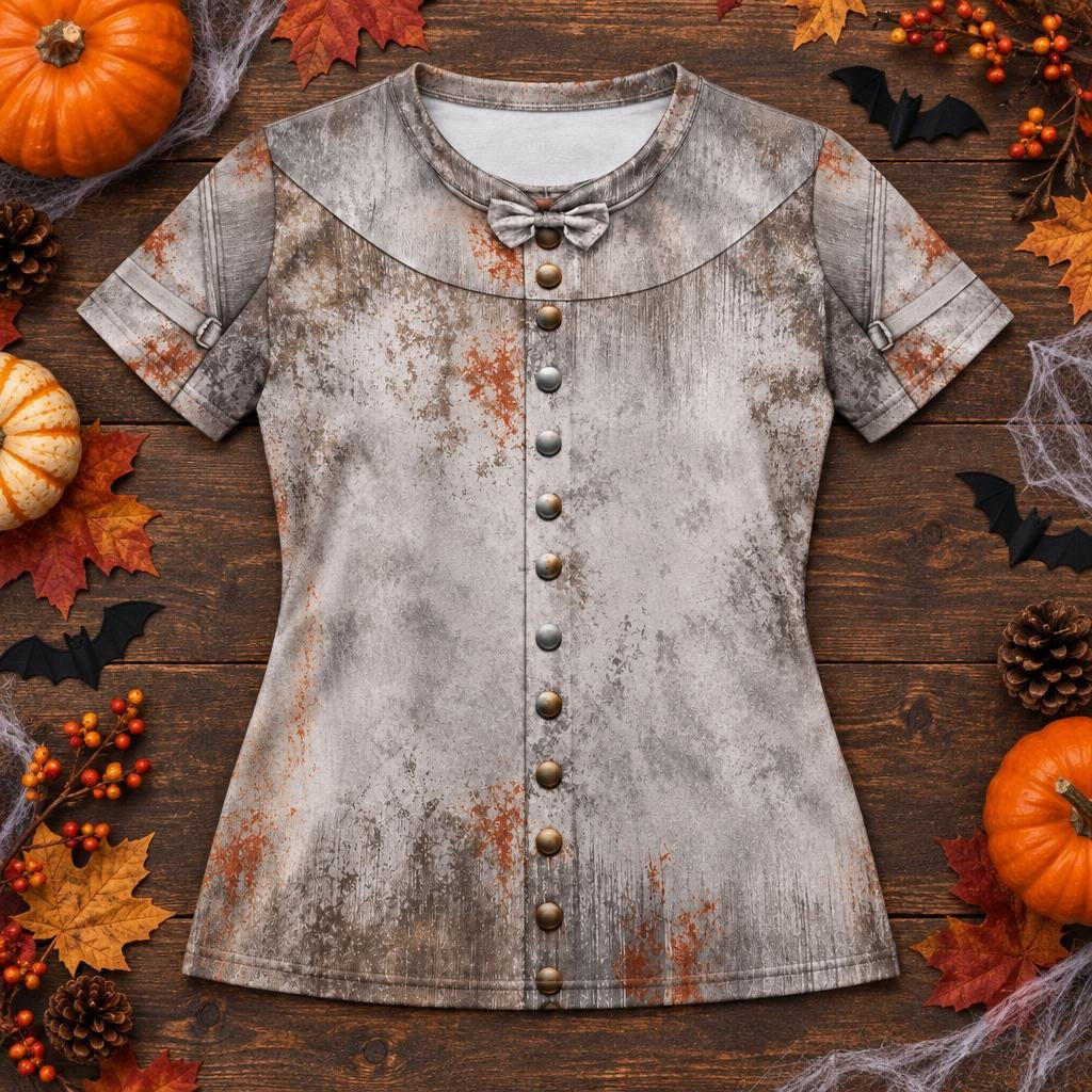Rusty Reliable Tin Man Costume All Over Womens T Shirt Women's T-Shirts Old Glory