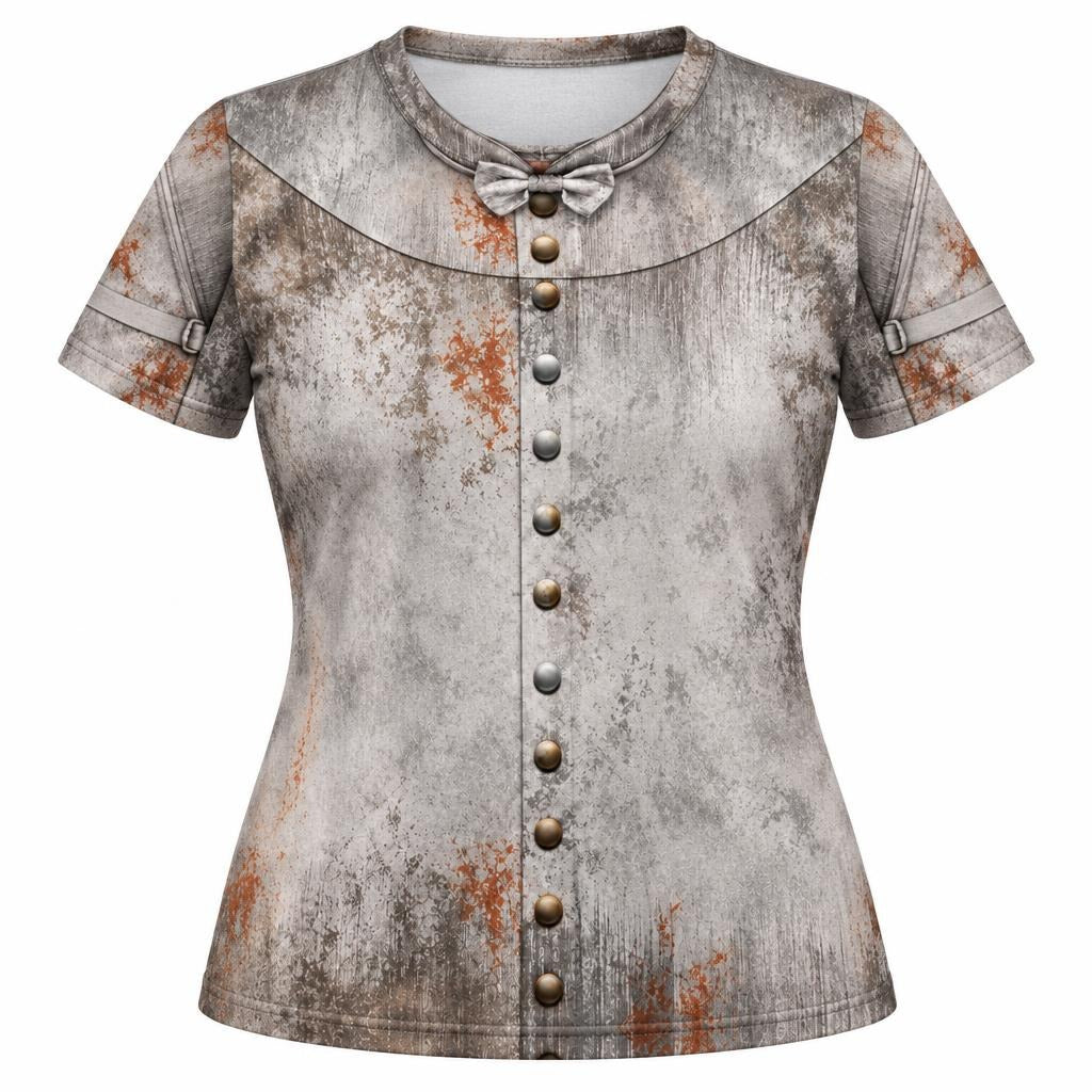 Rusty Reliable Tin Man Costume All Over Womens T Shirt Women's T-Shirts Old Glory SM Multicolor