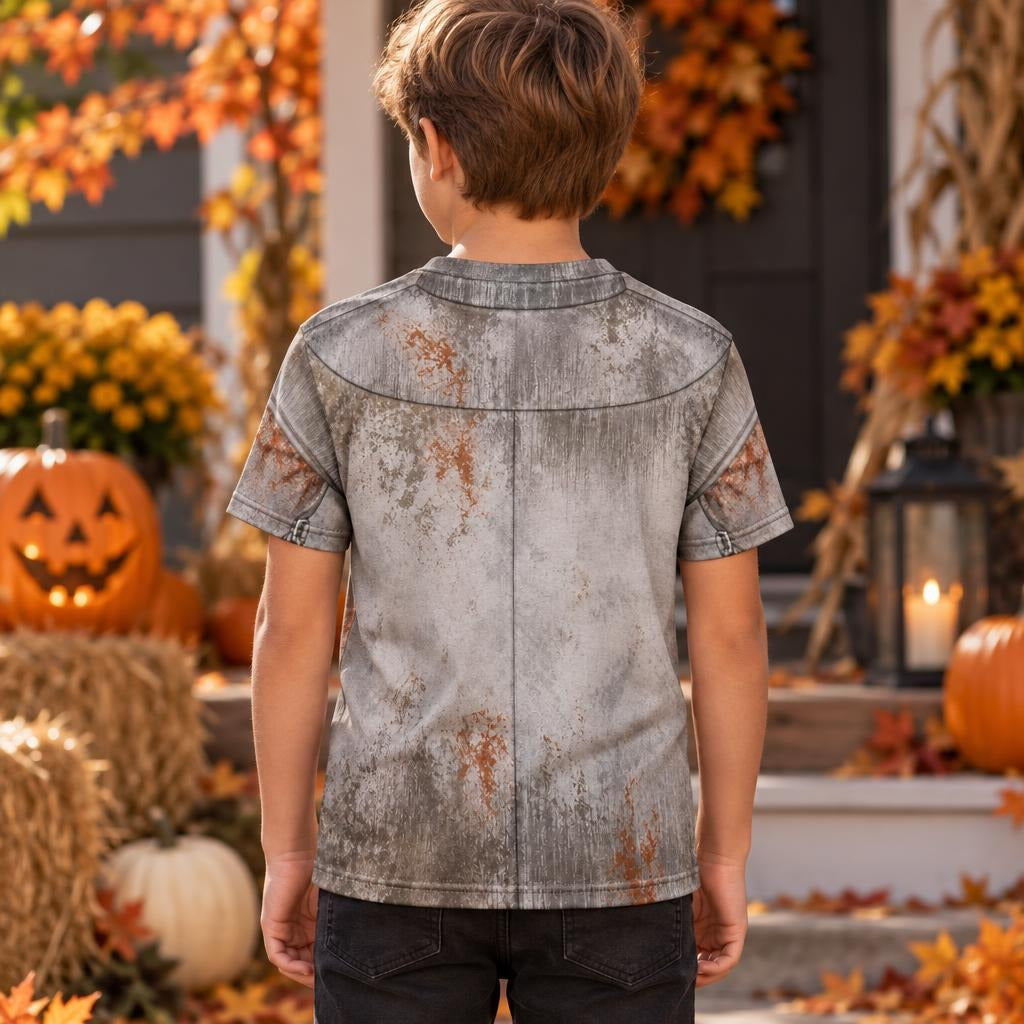 Rusty Reliable Tin Man Costume All Over Youth T Shirt Youth T-Shirts Old Glory