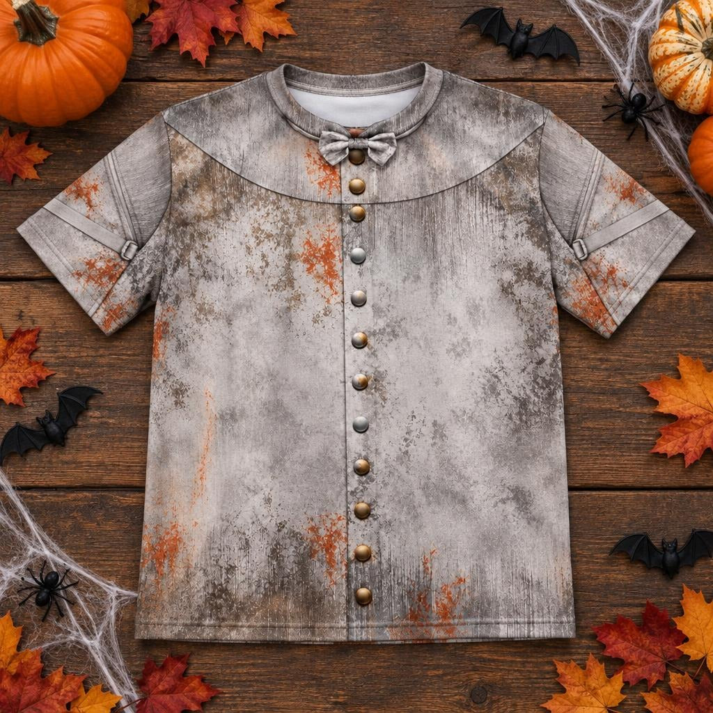 Rusty Reliable Tin Man Costume All Over Youth T Shirt Youth T-Shirts Old Glory