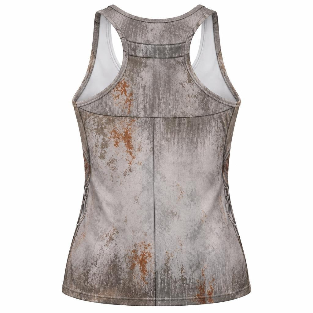 Rusty Reliable Tin Man Costume All Over Womens Work Out Tank Top Women's Tank Tops Old Glory