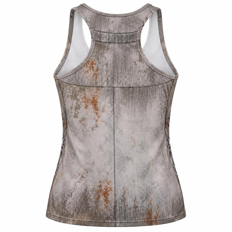 Rusty Reliable Tin Man Costume All Over Womens Work Out Tank Top Women's Tank Tops Old Glory