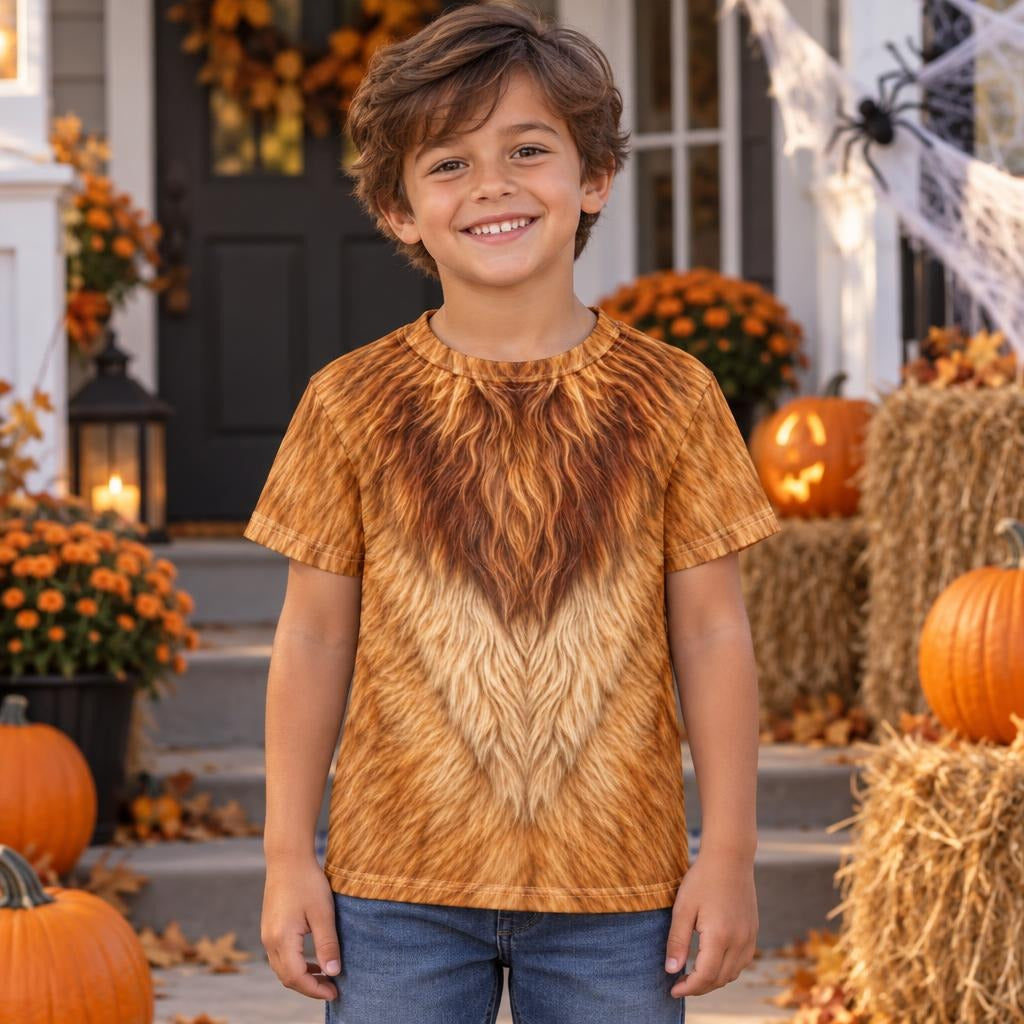 Scaredy-Cat Costume All Over Toddler T Shirt Toddler T-Shirts Old Glory