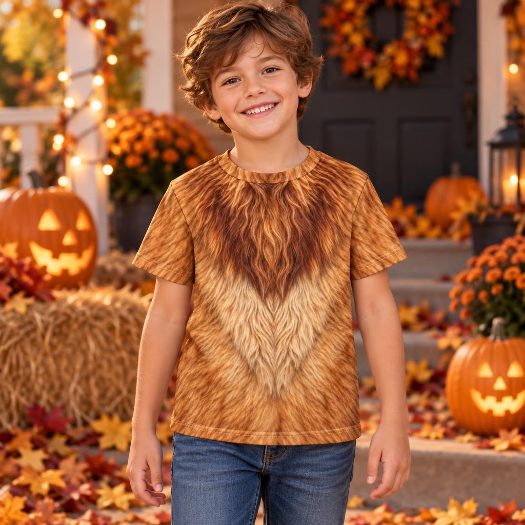 Scaredy-Cat Costume All Over Toddler T Shirt Toddler T-Shirts Old Glory