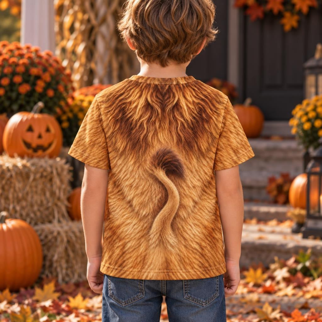 Scaredy-Cat Costume All Over Toddler T Shirt Toddler T-Shirts Old Glory
