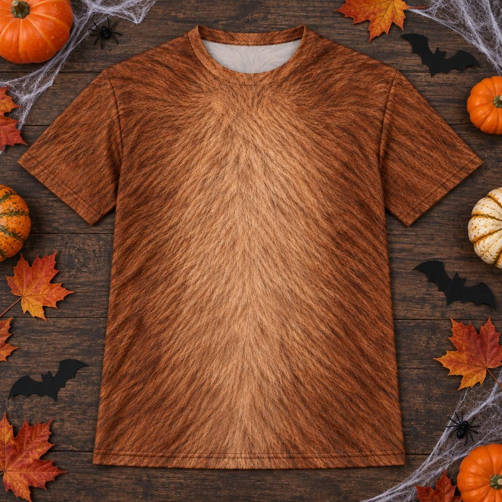 Cuddly Capybara Costume All Over Mens T Shirt Men's T-Shirts Old Glory