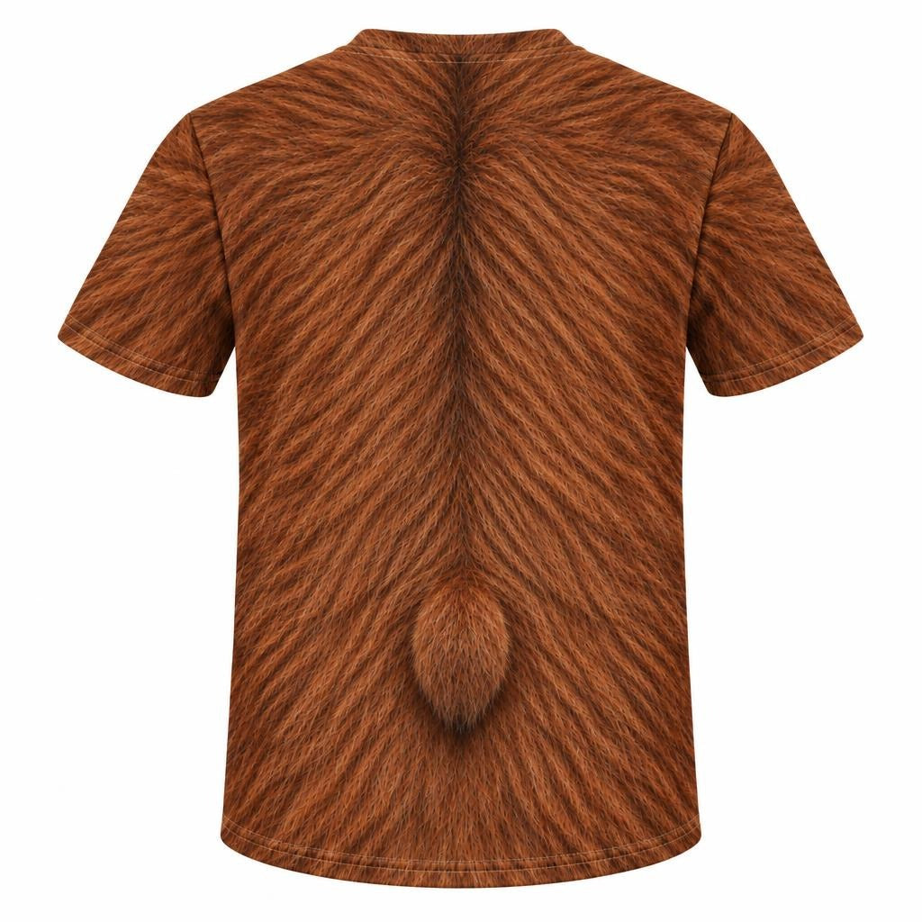 Cuddly Capybara Costume All Over Youth T Shirt Youth T-Shirts Old Glory