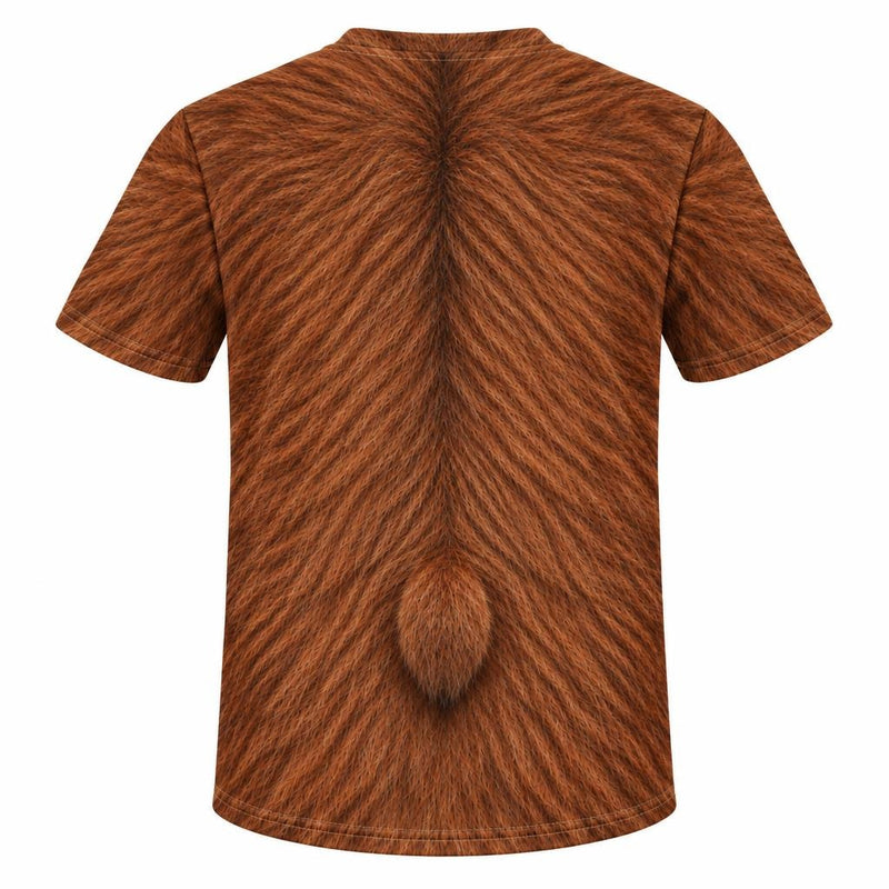 Cuddly Capybara Costume All Over Youth T Shirt Youth T-Shirts Old Glory